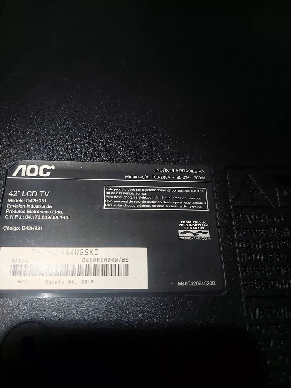 Tv aoc 42 lcd - Foto 4