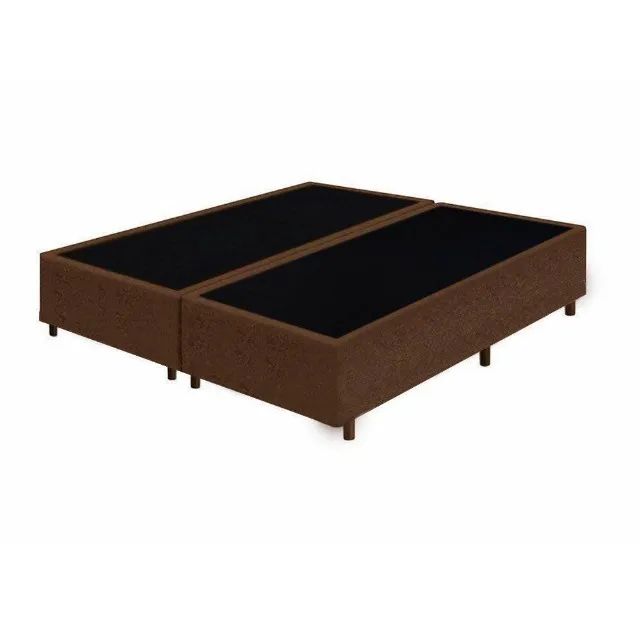 Cama Base Box Casal Chocolate - Foto 2
