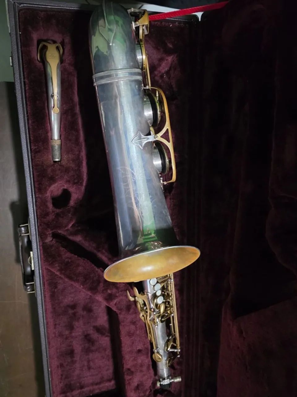 Sax Tenor Jupiter JTS 889 Dual Tone Silver/Gold c/ Case Original