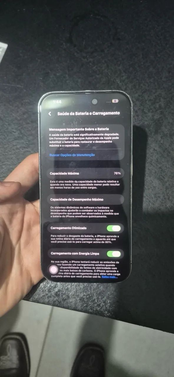 iPhone 14 Pro 128GB Roxo - Tudo Funcionando | 76% Bateria - Foto 4