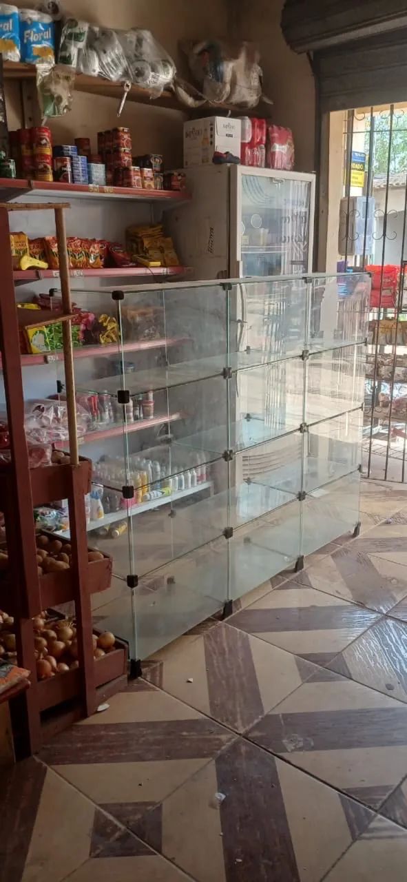 Vitrine de vidro 