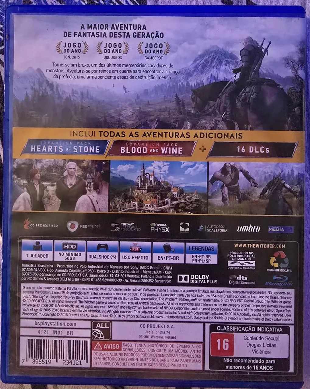 Jogo The Witcher Wild Hunt - Foto 2
