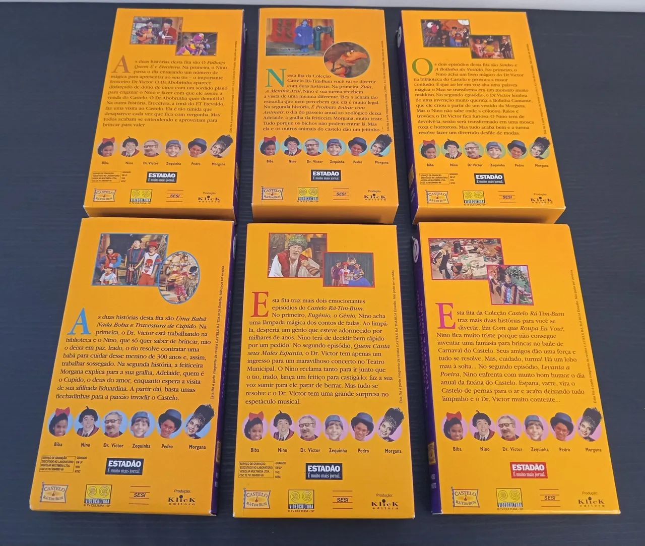 Coleção VHS Estadão Castelo Rá-Tim-Bum 6 Volumes - Foto 4