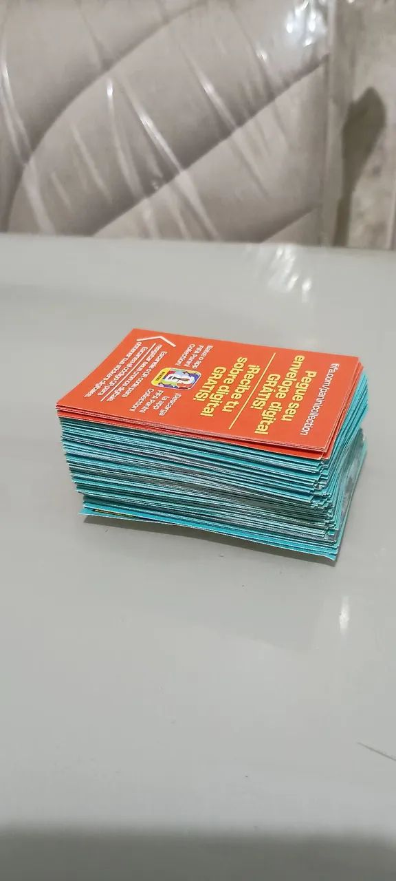 156 CARTINHAS DA COPA PREÇO JUSTO