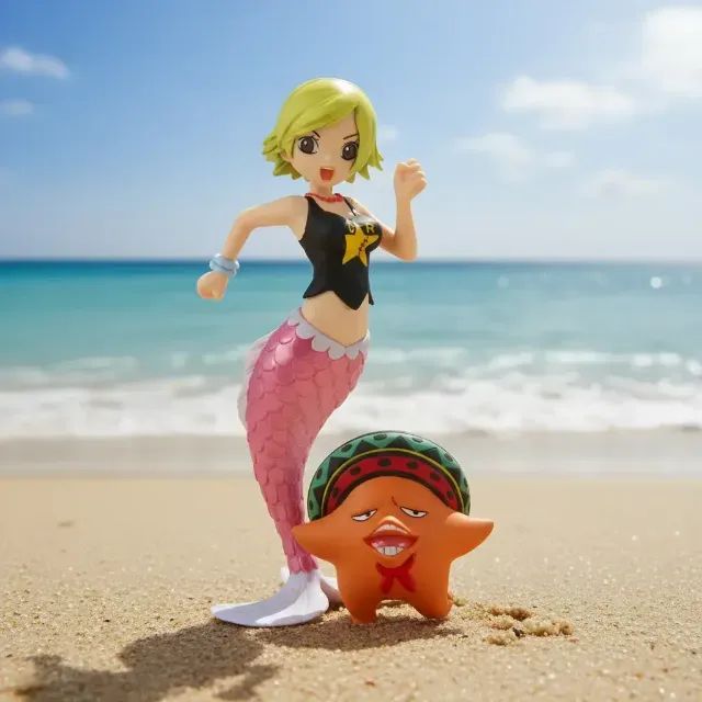 Bandai One Piece Half Age Characters Camie & Pappagu (7cm)