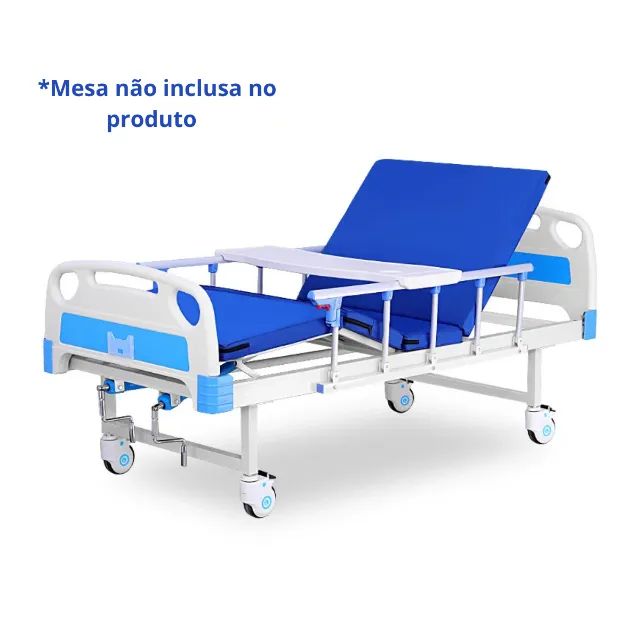 Cama Hospitalar 2 Movimentos Manual Residencial - Foto 3