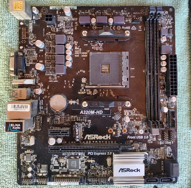 Placa-mãe ASRock A320M-HD - Foto 2