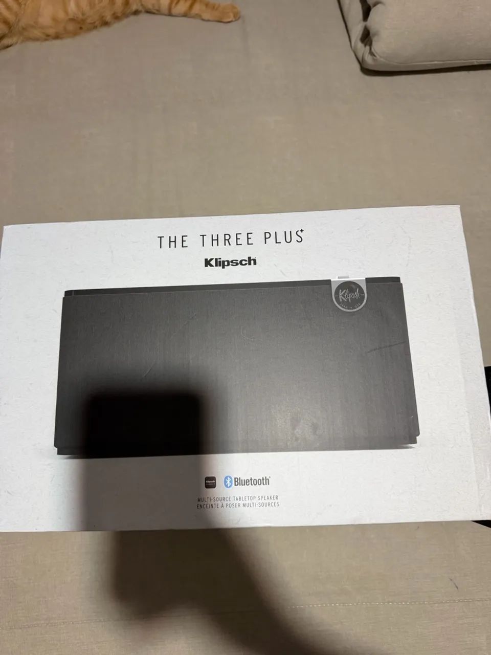 Caixa Bluetooth Klipsch The Three Plus 120W Auxiliar Preto - Foto 2