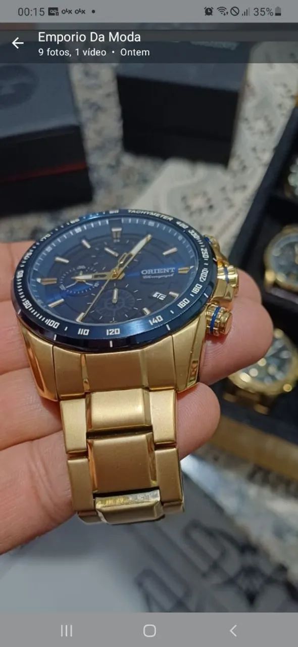Relógio Orient Dourado  - Foto 3