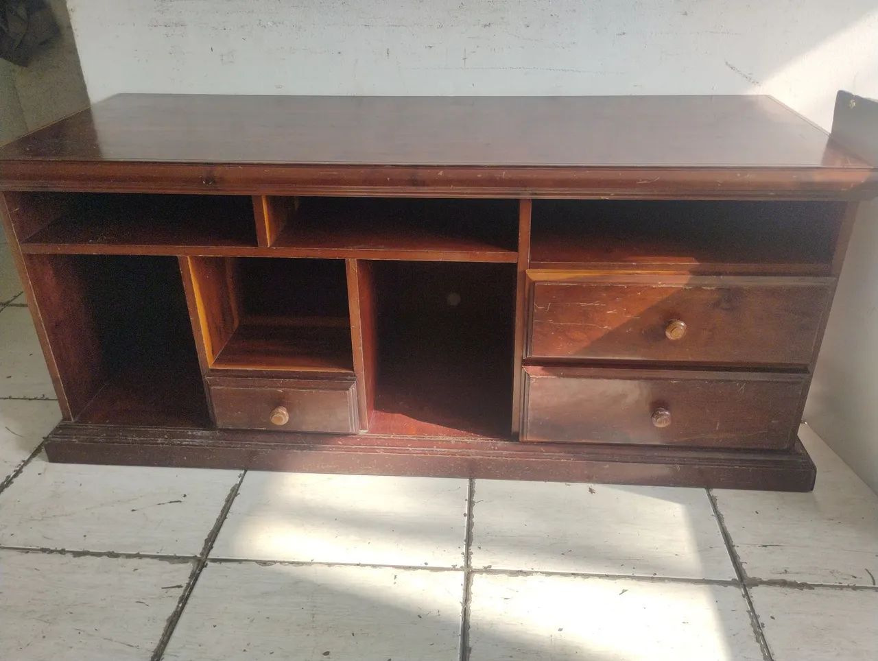 Rack Antigo de Madeira Maciça  - Foto 5