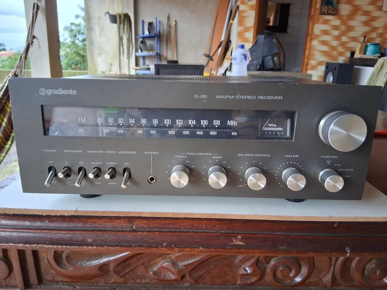 Receiver gradiente s95 em ótimo estado, tudo original 
