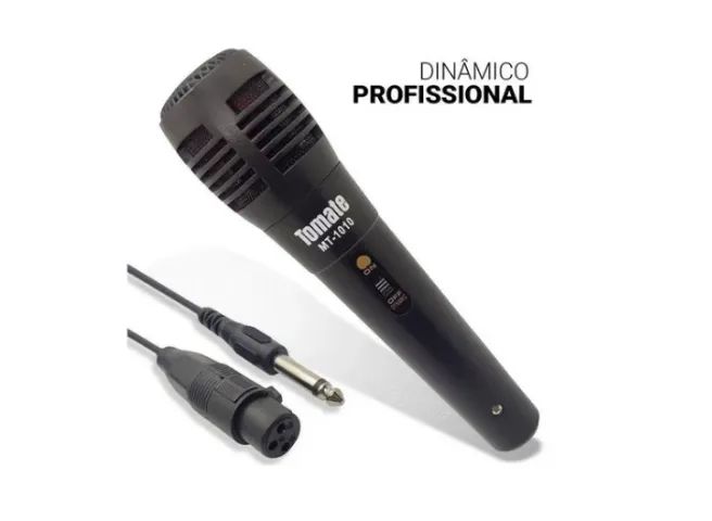 Microfone Dinâmico Com Fio Tomate Mt-1010 para se Karaoke. - Foto 4