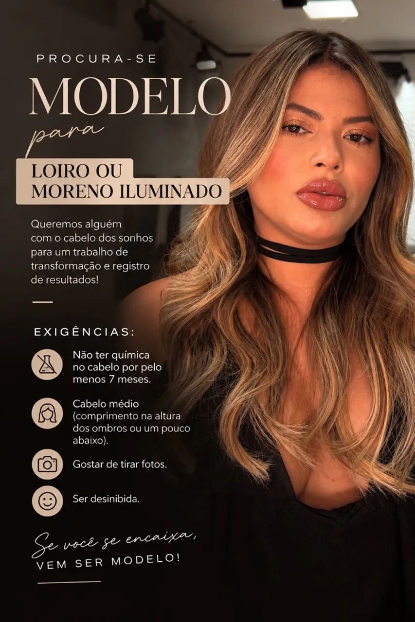 Modelo para loiro 