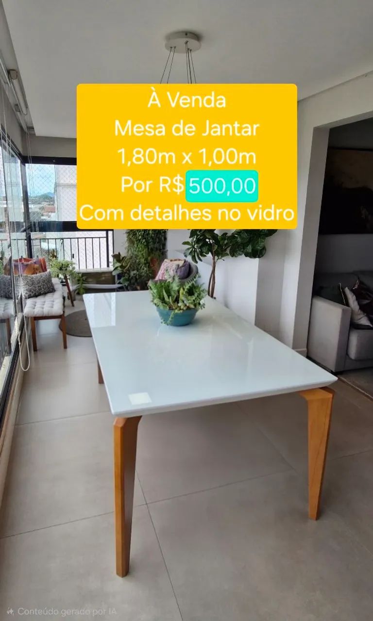 Mesa de Jantar - 6 lugares