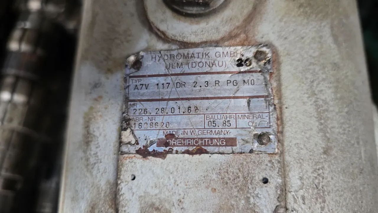 Bomba Hidráulica Alemã Hydromatik A7V 117 DR - Apenas 10 Horas de Uso - Foto 3