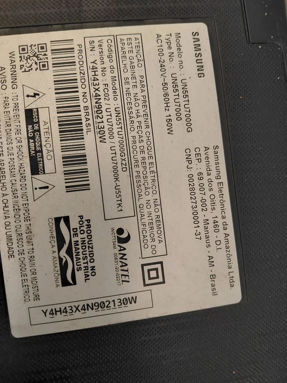 TV SAMSUNG 55' COM SUPORTE FLEXÍVEL  - Foto 3