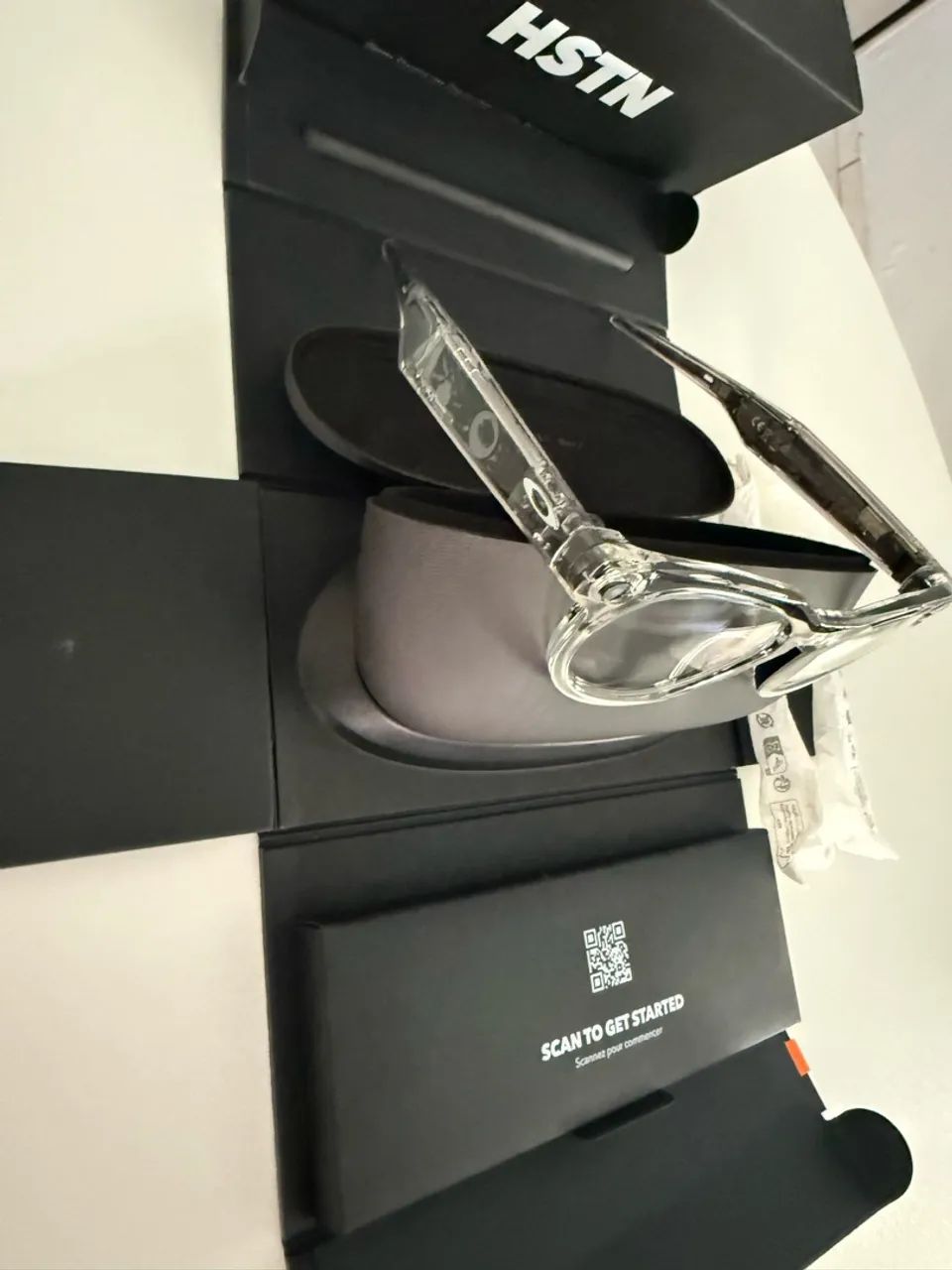 Óculos Oakley Hstn Meta Clear Transitions Grey - Foto 5