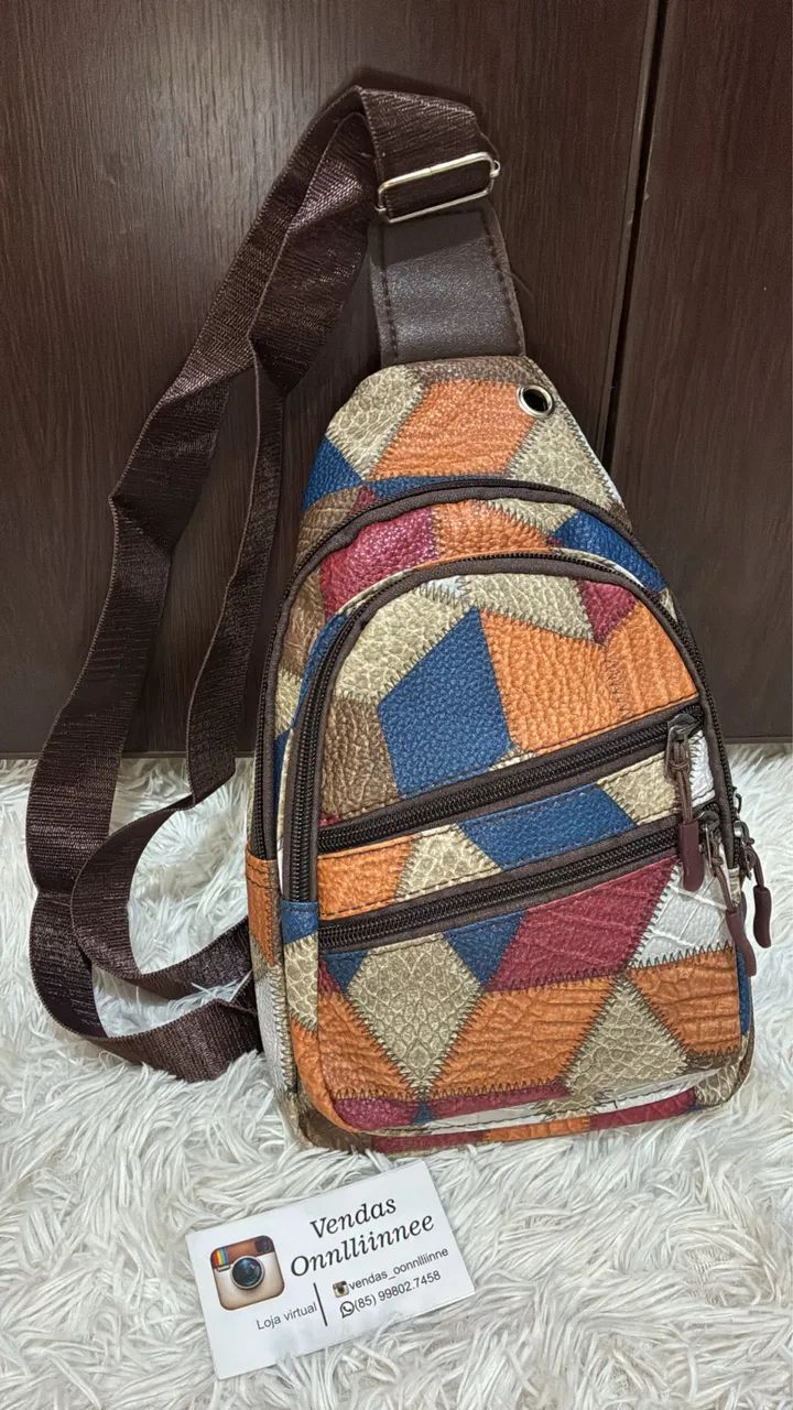 Bag transversal peito unissex 