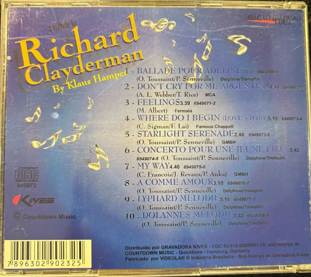 CD - Richard Clayderman - Foto 2