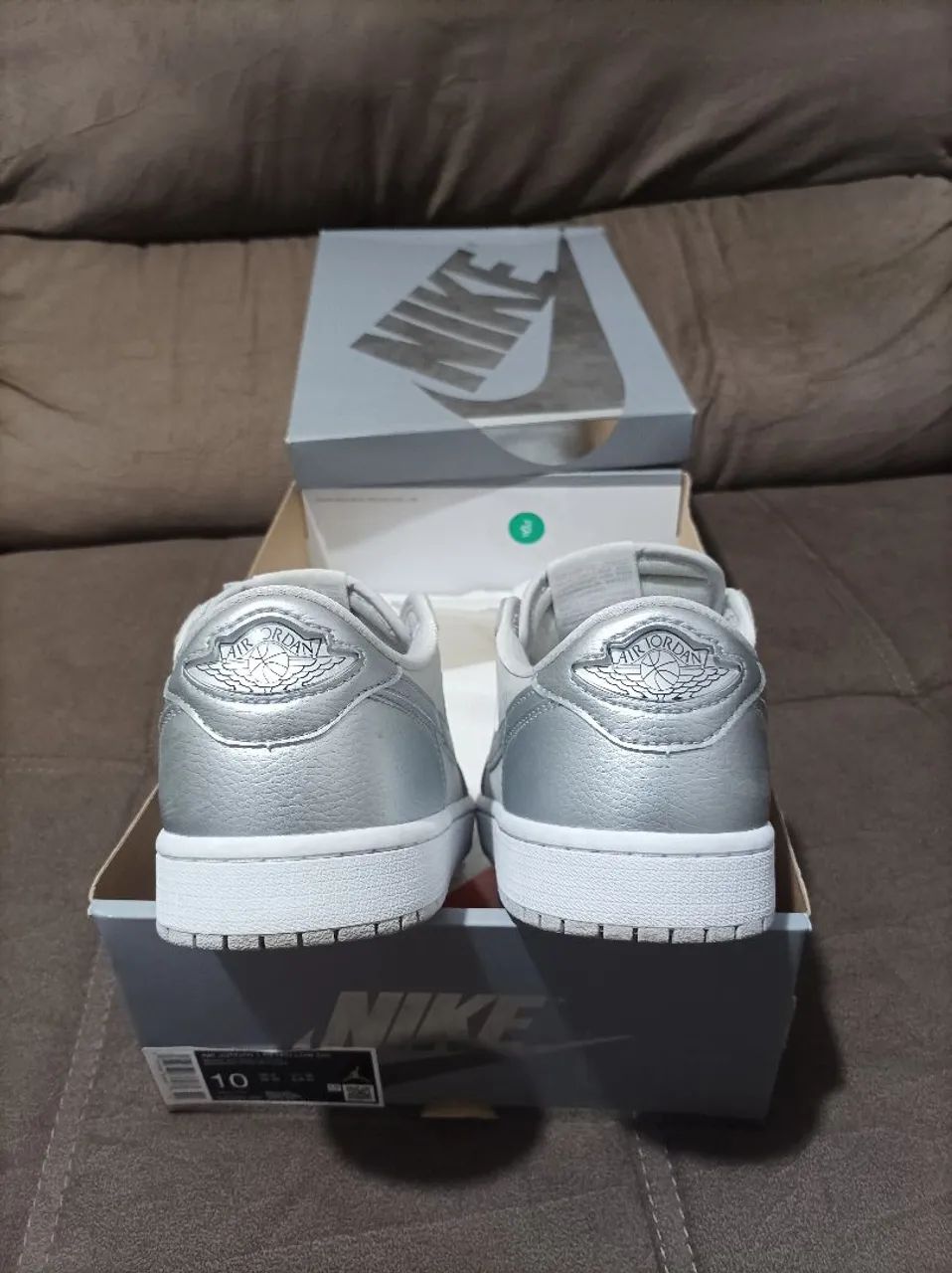 Jordan 1 Low Metallic Silver 42 - Foto 2