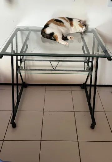 Mesa de Vidro para Computador - Foto 2