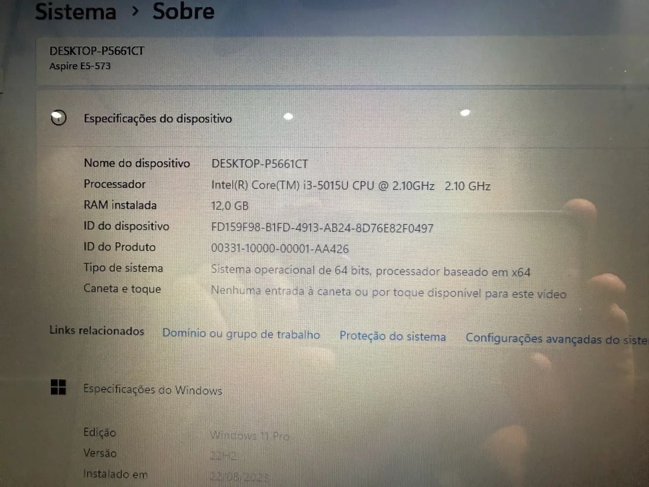 Notebook Acer (Upgrade efetuado) - Foto 5