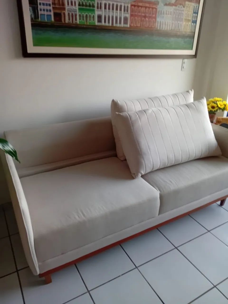 Sofá 3 lugares seminovo - Foto 3