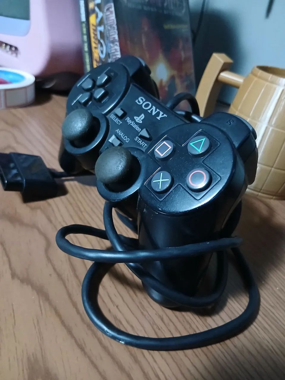 CONTROLE DE PLAYSTATION 2 PERFEITO ORIGINAL 
