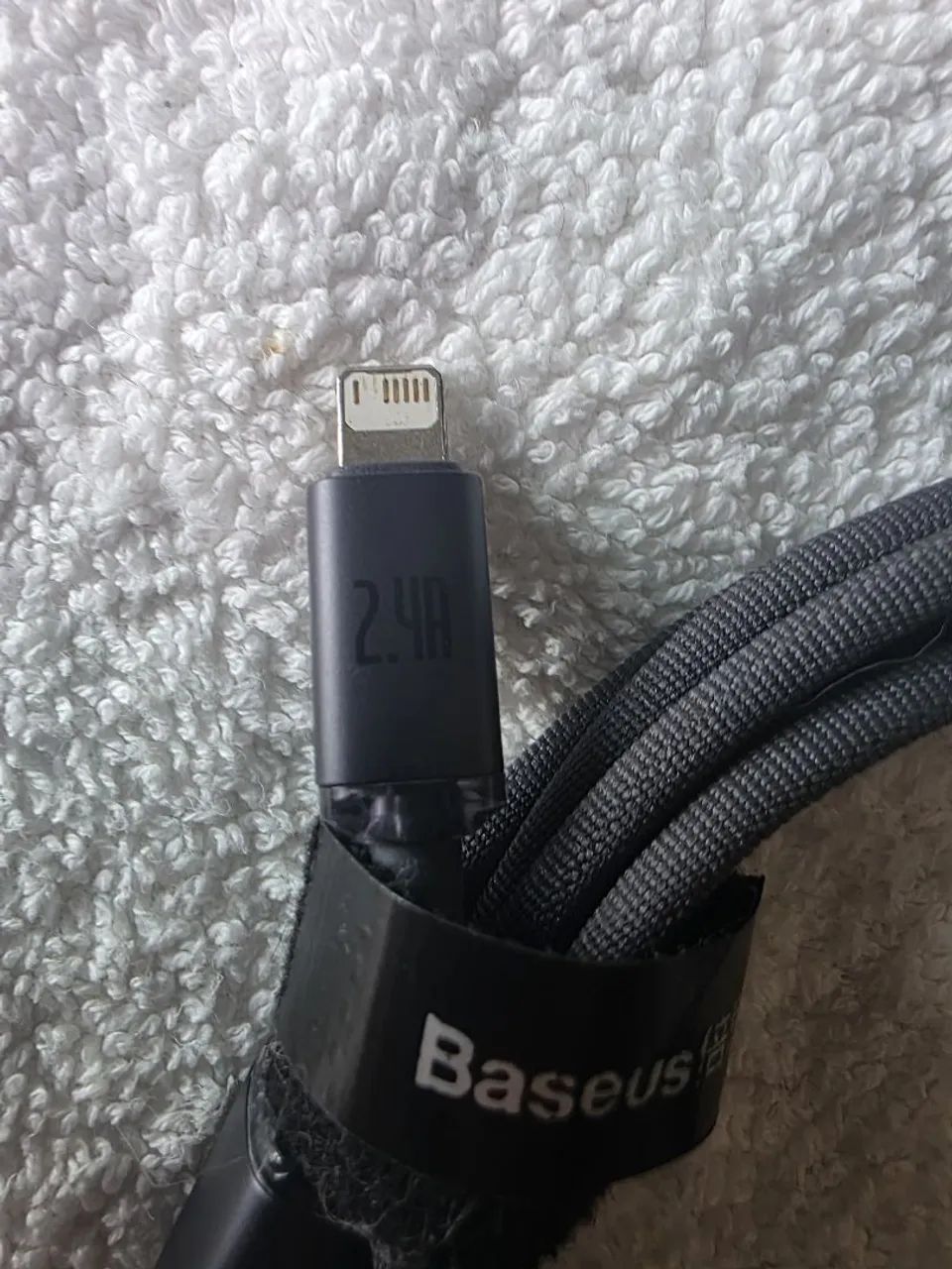 cabo carregador baseus para smartphone apple com saída lightning - Foto 2