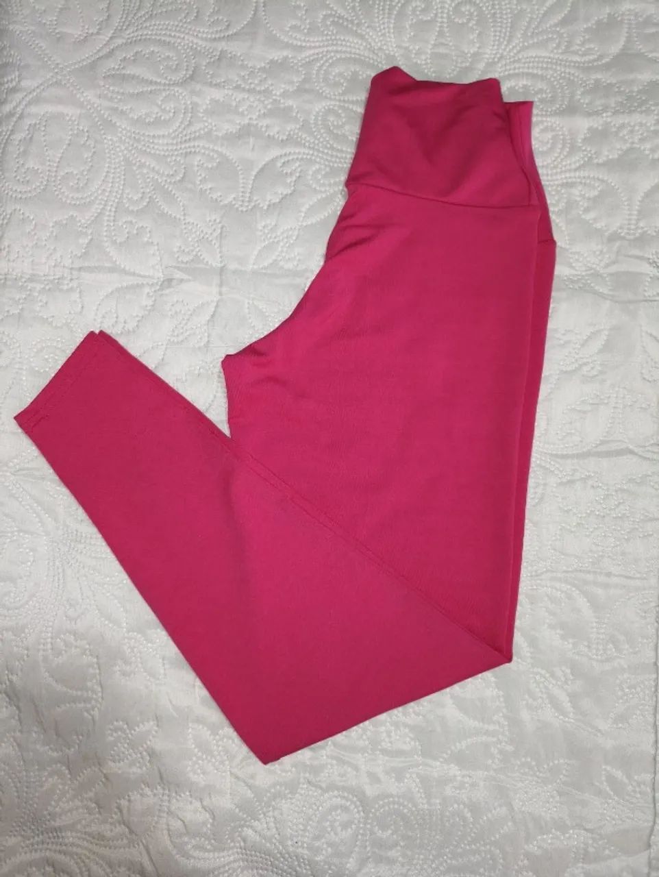 Calça Leg Legging Kaisan Nova Sem Uso Rosa - Foto 3