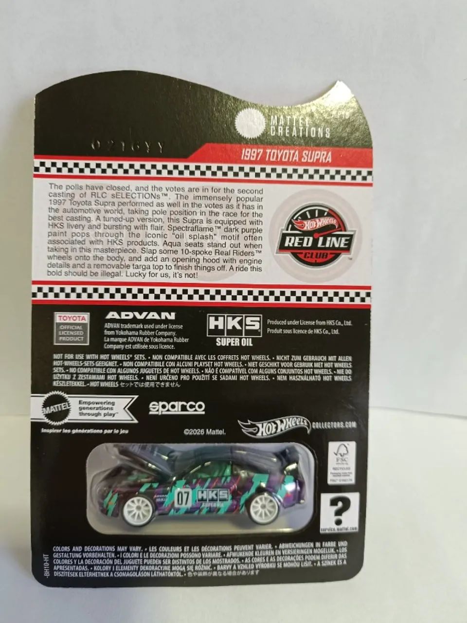 Hot Wheels RLC 1997 Toyota Supra - Foto 5