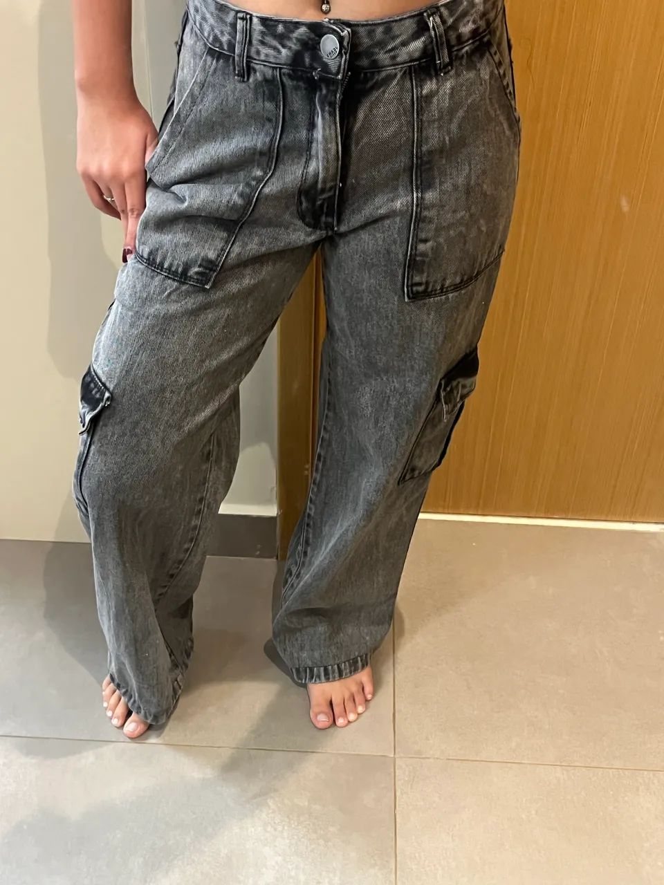 Calça cargo preta  - Foto 2