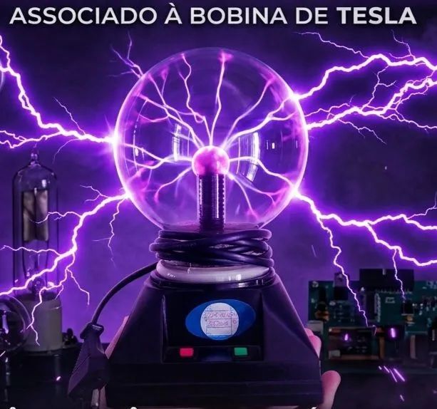 Bobina de Tesla - Abajur 