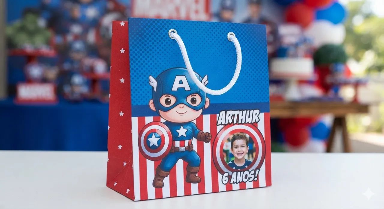 Sacolas personalizadas papel - Foto 2