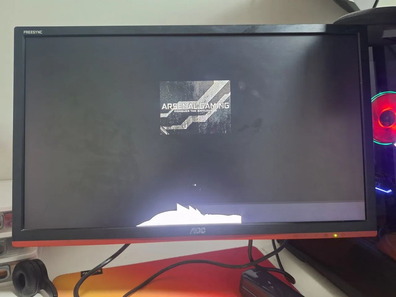 Monitor AOC 24 polegadas DANIFICADO - Foto 2