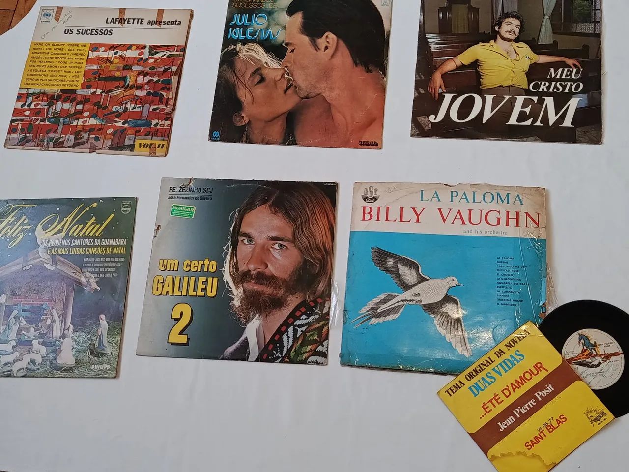 Lote com 7 Discos de Vinil Antigos  - Foto 2