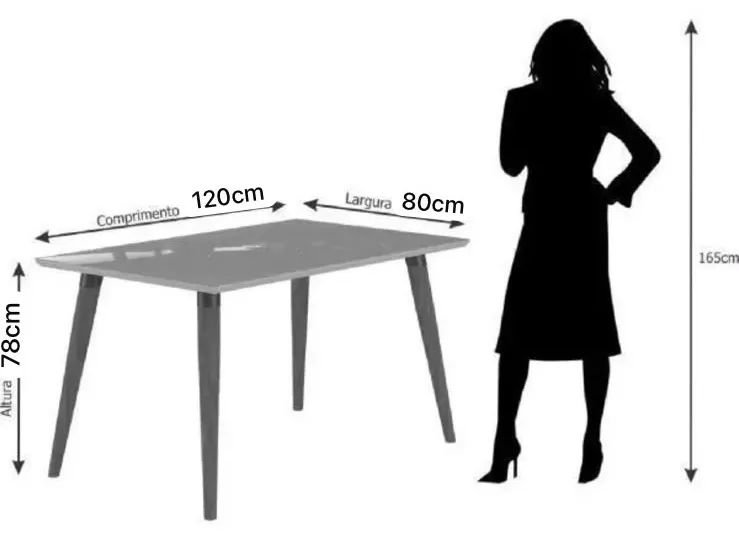 Conjunto Mesa de Jantar e Cadeiras - Foto 5