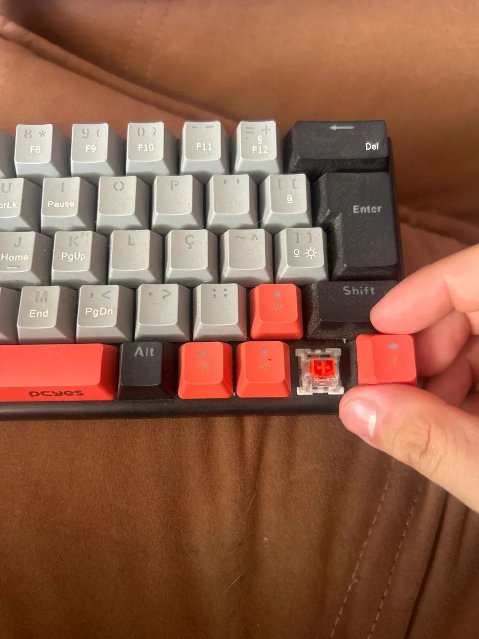 Teclado mecânico switch red pcyes - Foto 2