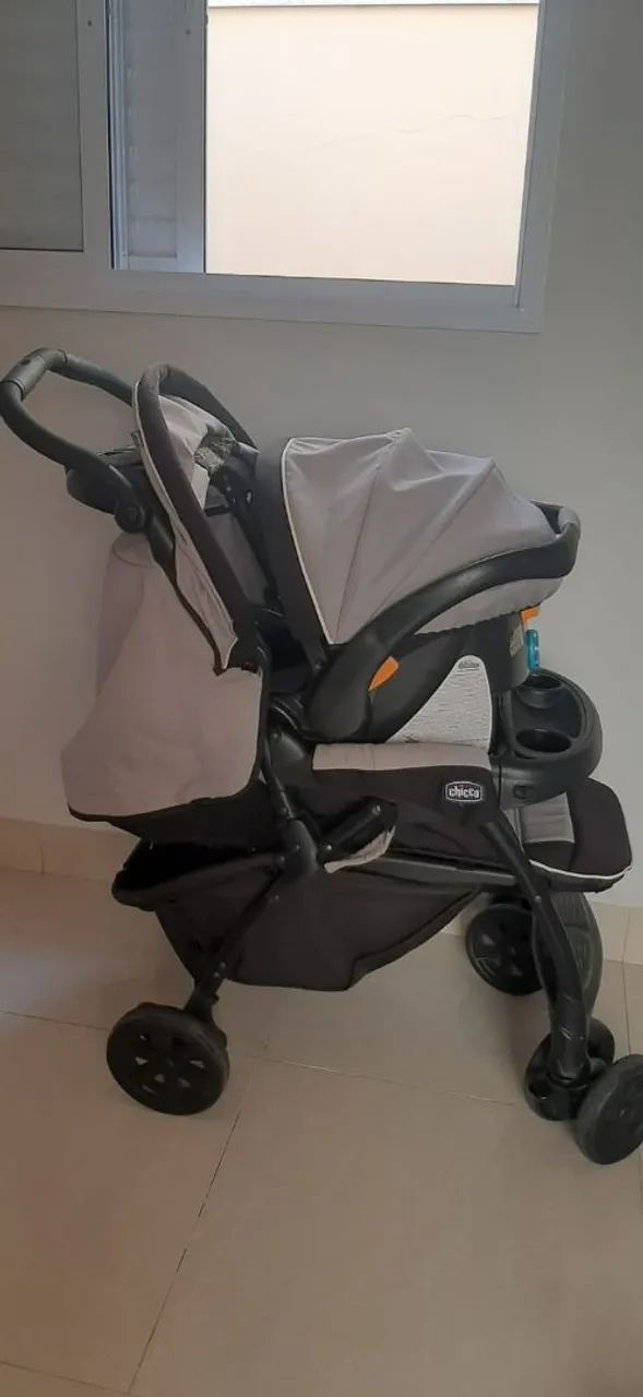 Carrinho de bebê e bebê conforto Chicco - Foto 5