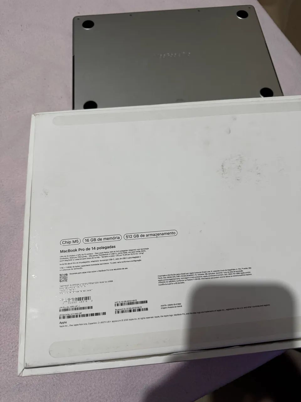 MacBook M5 Pro, 16gb Ran, 512gb SSD, impecável bateria 100%,  - Foto 5