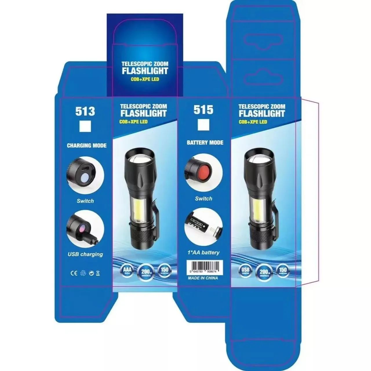 Lanterna de led usb  - Foto 5