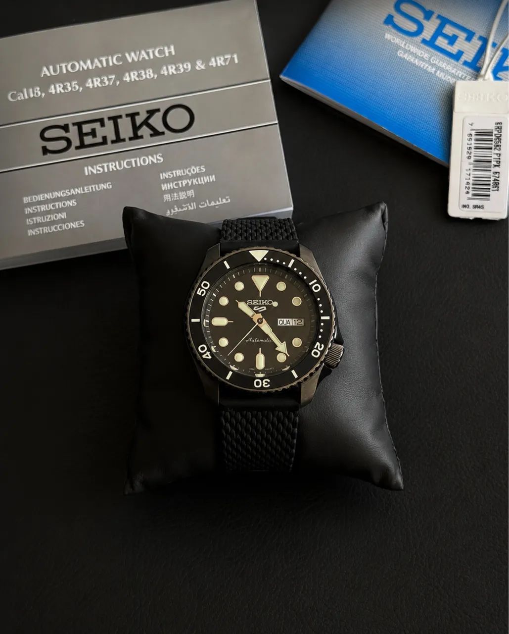 Seiko 5 Sports Black - SRPD65K2