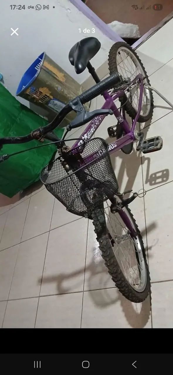 Bicicleta lilás  - Foto 2
