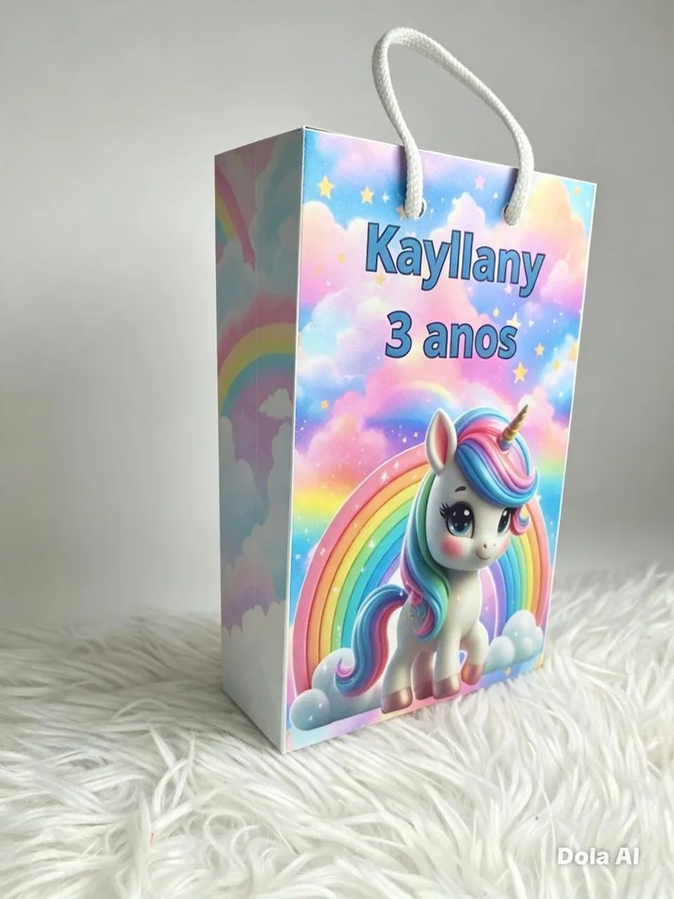 Sacolinha personalizada qualquer tema, unicórnio  - Foto 3