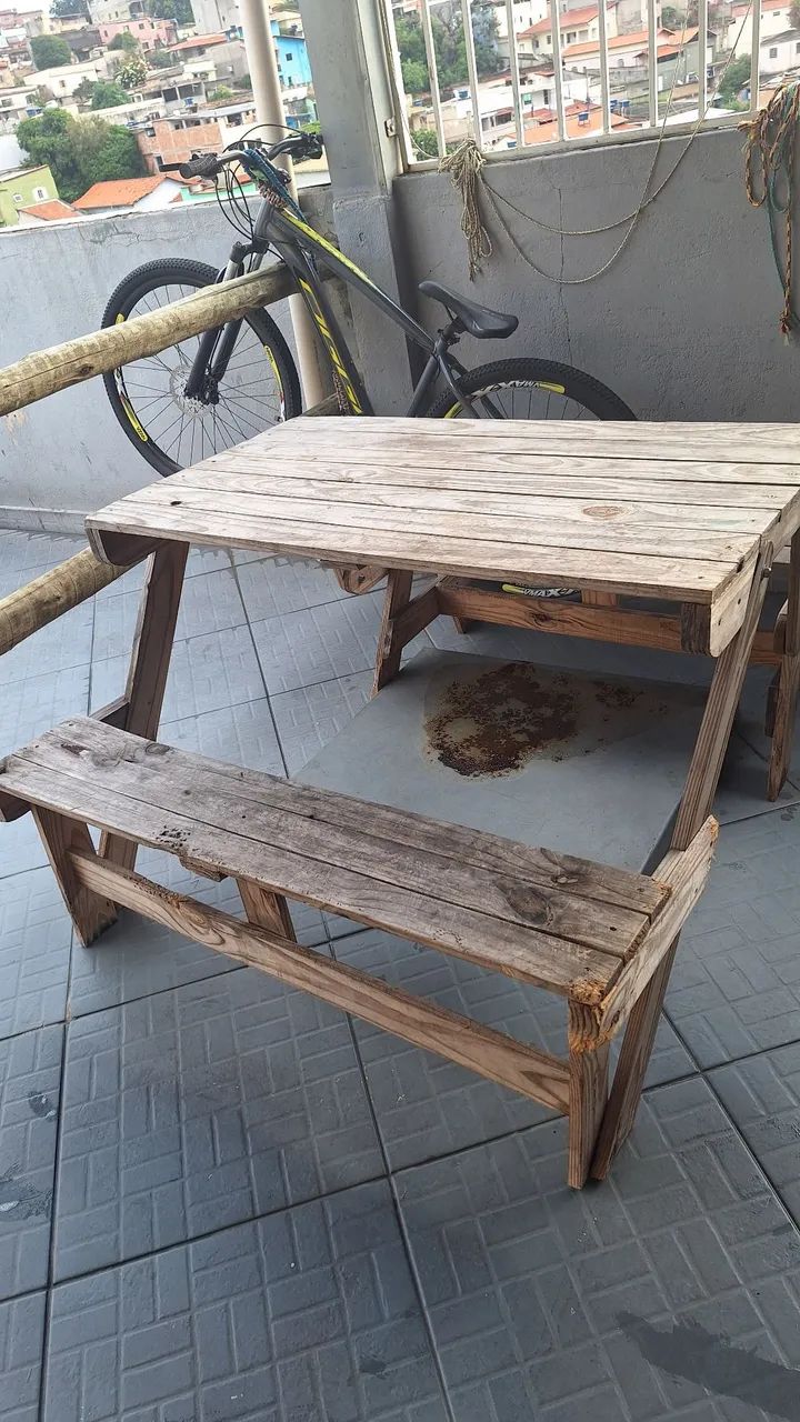 Banco que vira mesa  - Foto 2