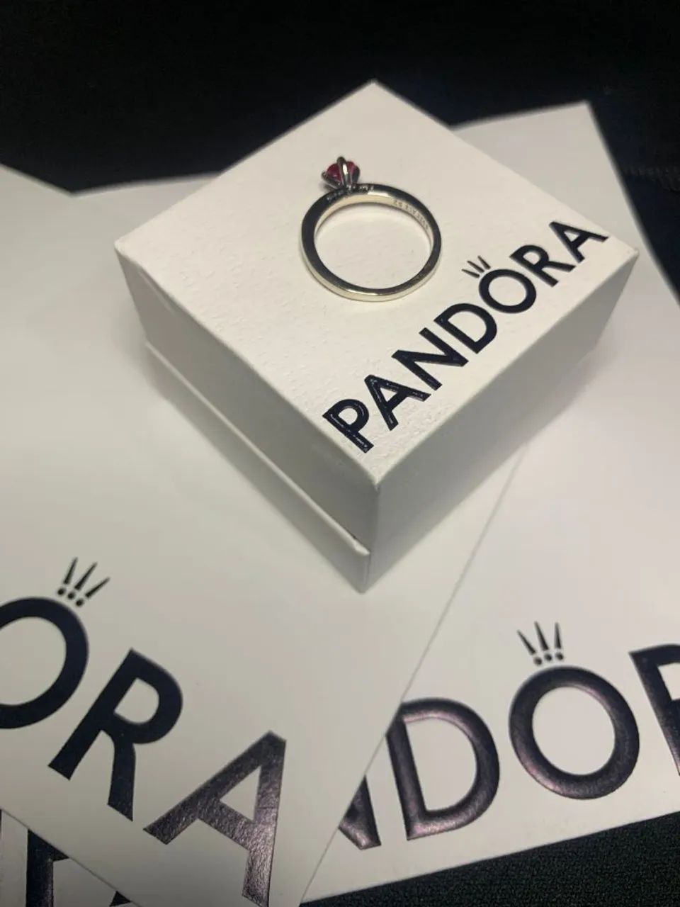Anel Pandora Solitário ?You & me? - Foto 2