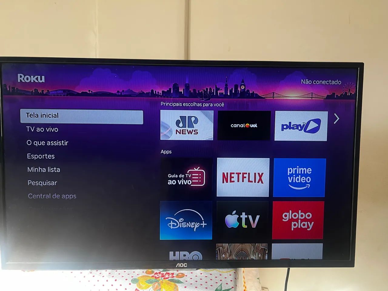 Tv Aoc 32 Polegadas Smart Tv ROKU