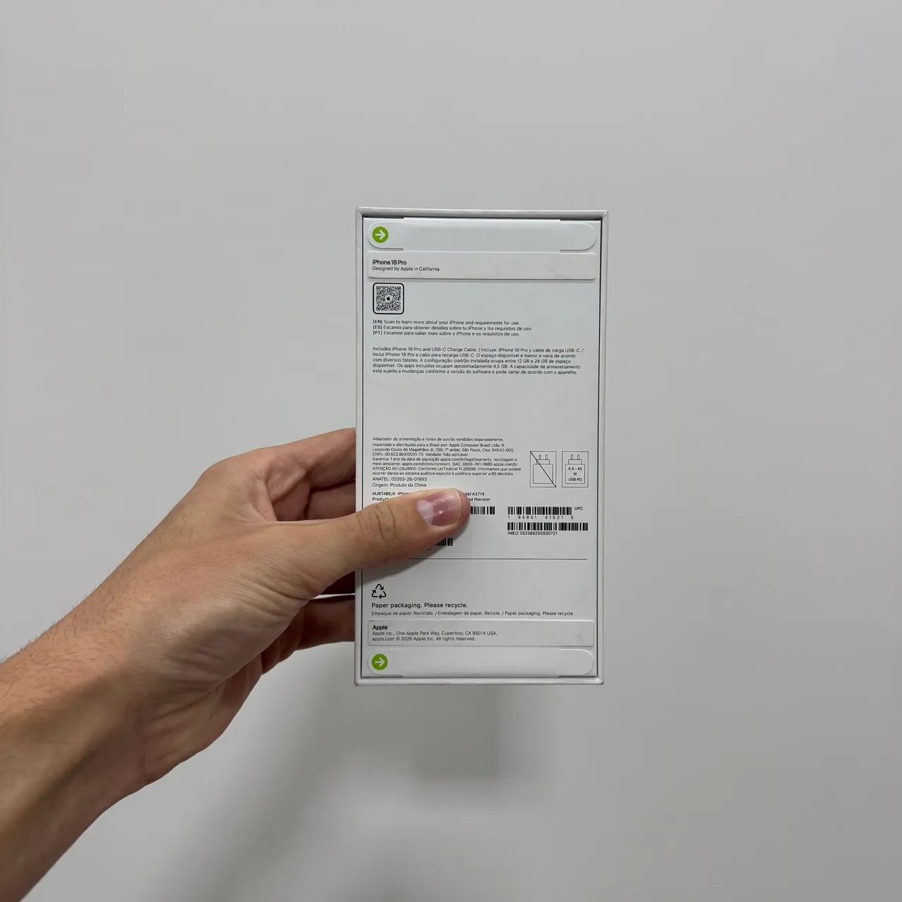 IPHONE 18 PRO 256GB NOVO LACRADO  - Foto 2
