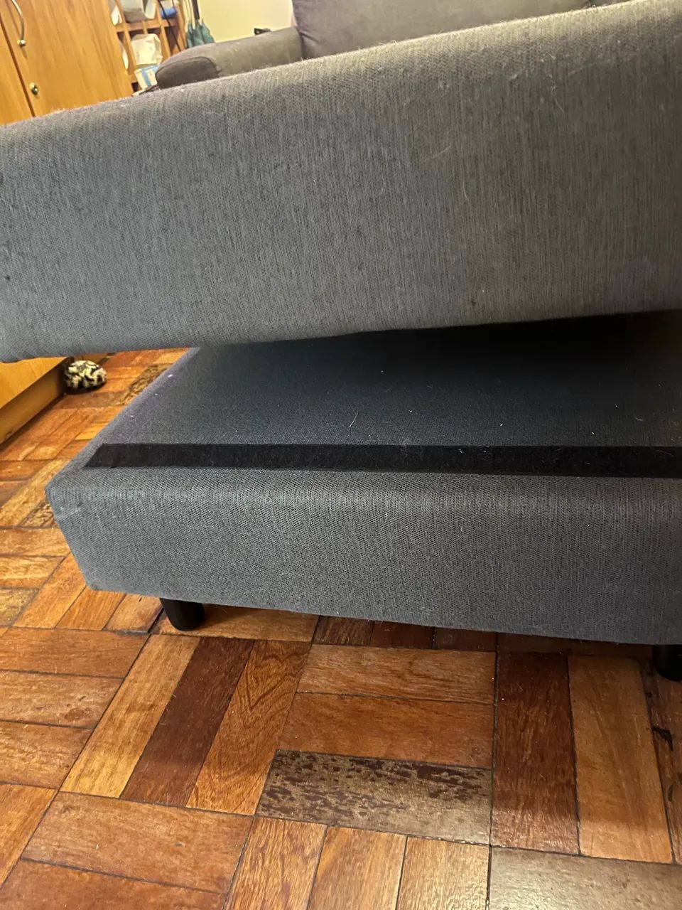 Tokstok Graphite Footrest Chaise Puff467353971249664001