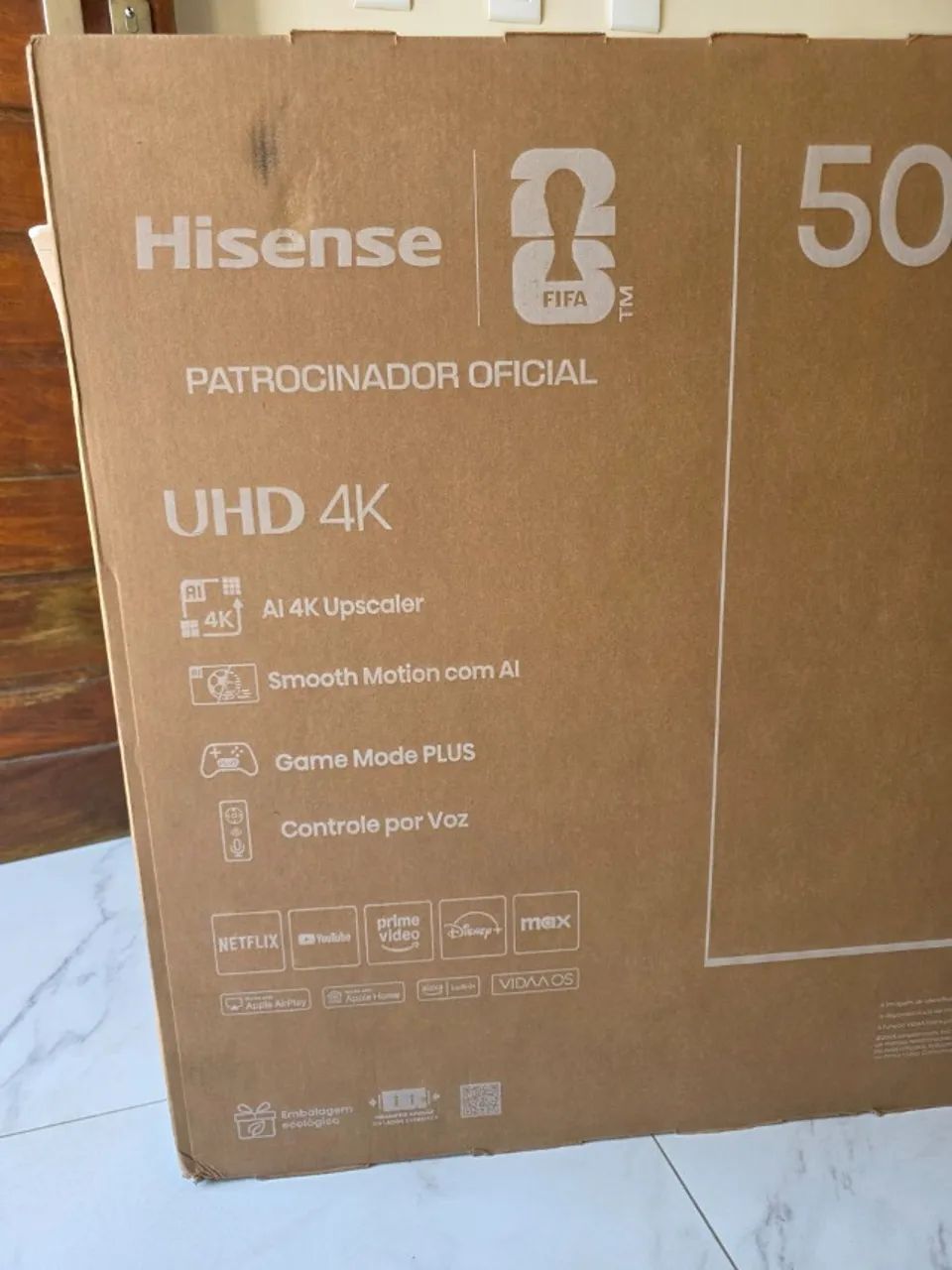 Smart TV 4K 50 Pol Hisense (Lacrada com Garantia) Game Mode HDR DTS Virtual X - Foto 2
